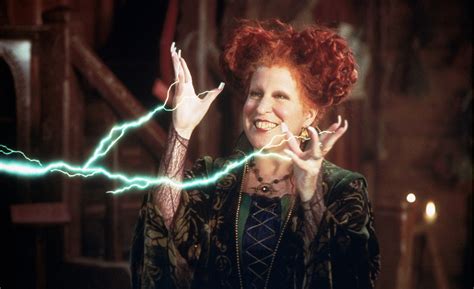 Bette Midler's portrayal of a witch: an homage to iconic witches of the past